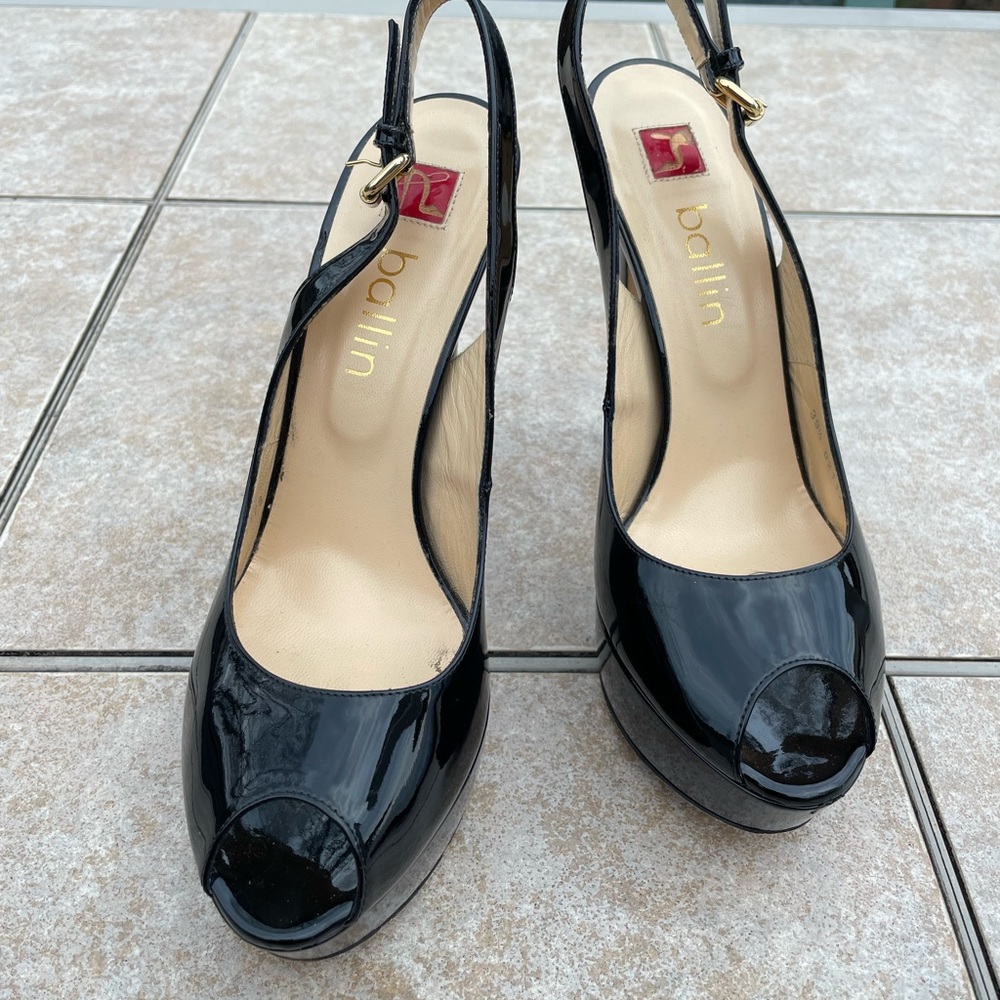 Ballin Black Patent Leather Shoes